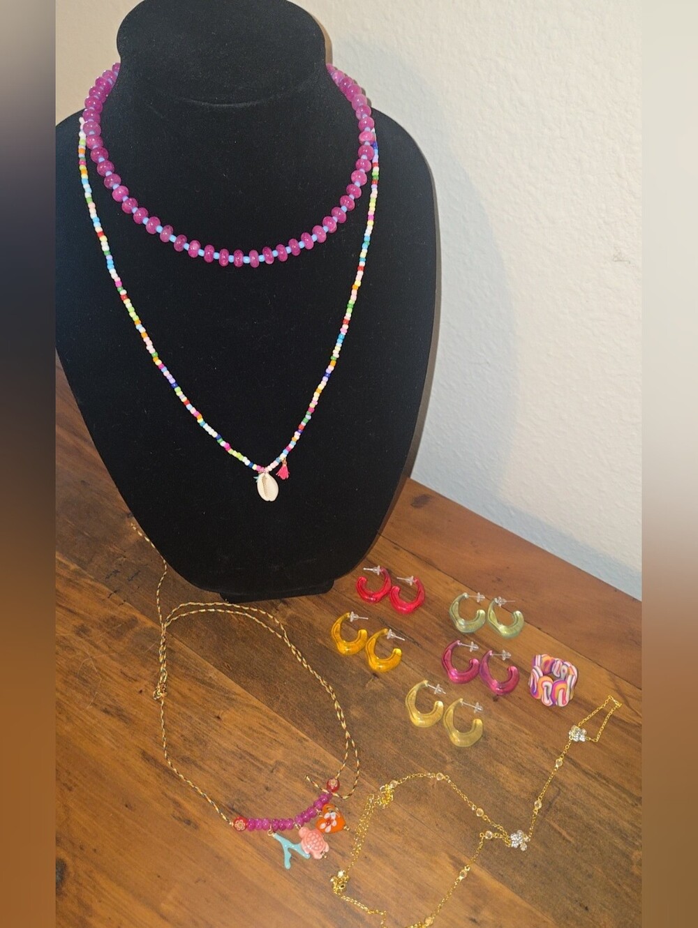 BoHo Y2K Colorful Jewelry Lot- Mixed Fashion Jewelry Bundle